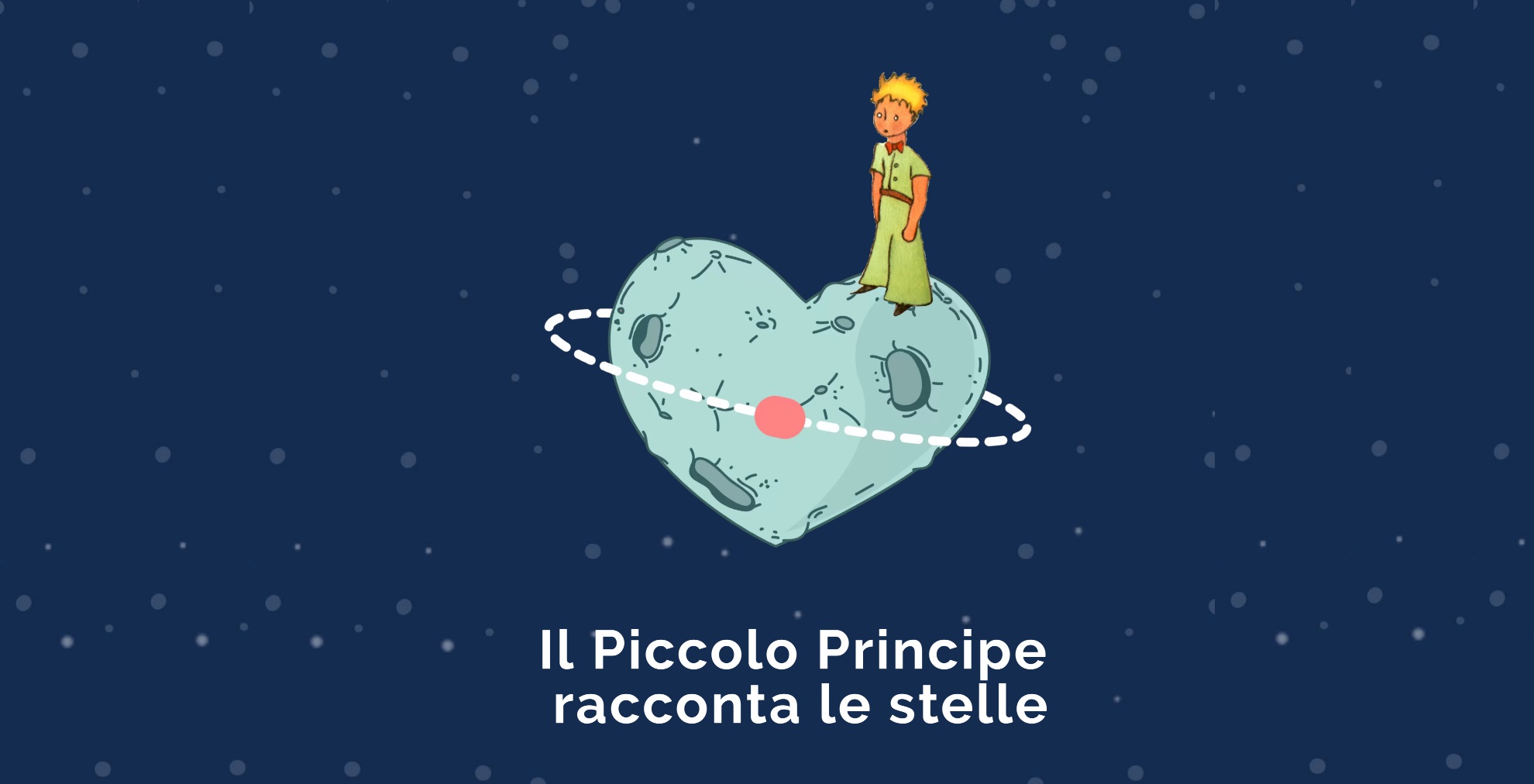 Cuore con piedistallo - Piccolo Principe Stelle