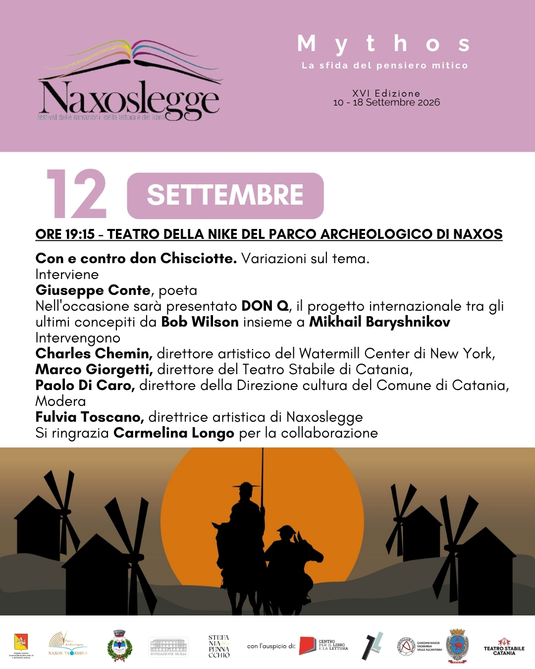 NaxosLegge 2026: il 12 settembre Marco Giorgetti e Charles Chemin presentano DON Q